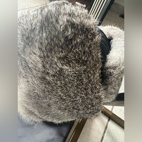 REAL RABBIT FUR HAT skully cap rare head piece accessory beanie scarf unisex - Picture 2 of 13